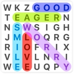 Word Search in english - Find letters and create words with this fun puzzle game