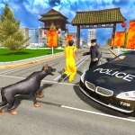 US Police Dog Crime City Chase